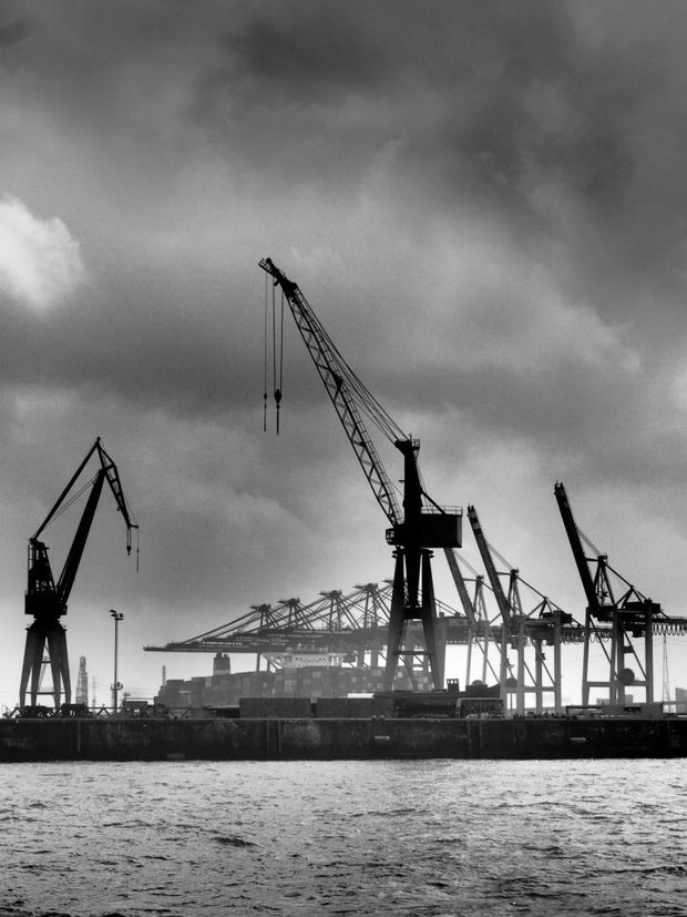 The Hamburg Harbor