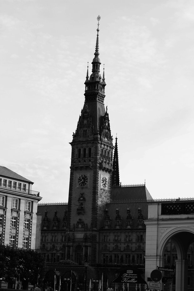 The Town Hall in Hamburg