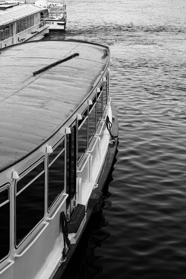 A Boat in Hamburg on the Aussenalster
